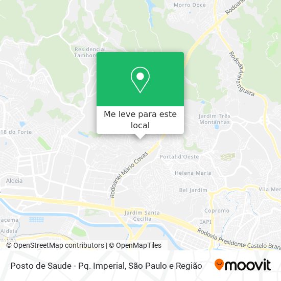 Posto de Saude - Pq. Imperial mapa