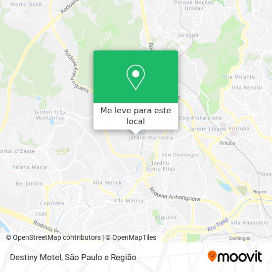 Destiny Motel mapa