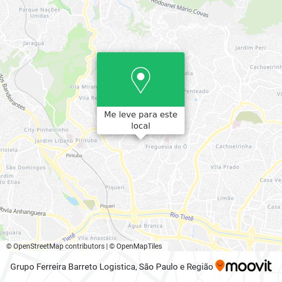 Grupo Ferreira Barreto Logistica mapa