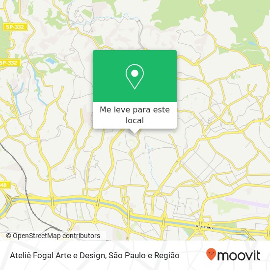 Ateliê Fogal Arte e Design mapa