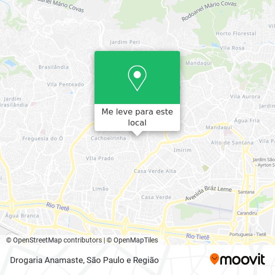 Drogaria Anamaste mapa