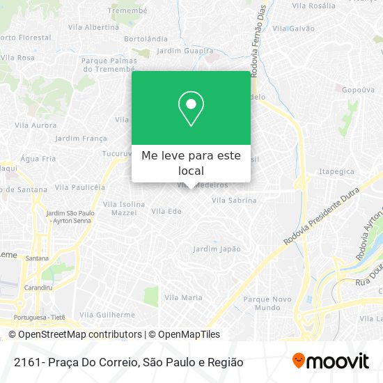 2161- Praça Do Correio mapa
