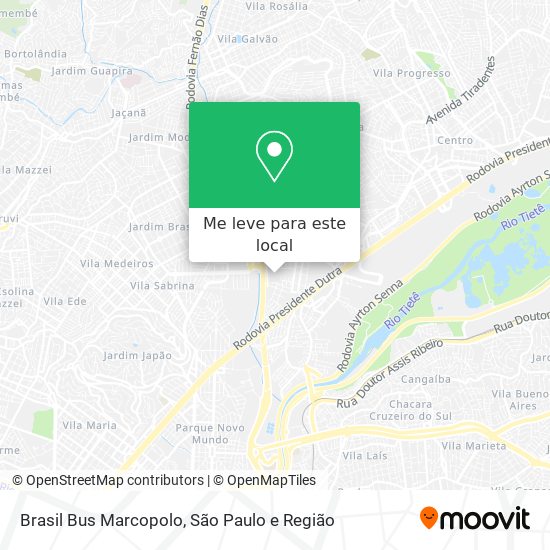Brasil Bus Marcopolo mapa