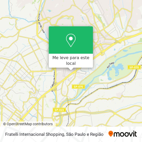 Fratelli Internacional Shopping mapa