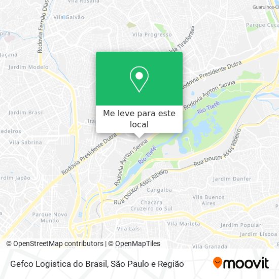 Gefco Logistica do Brasil mapa