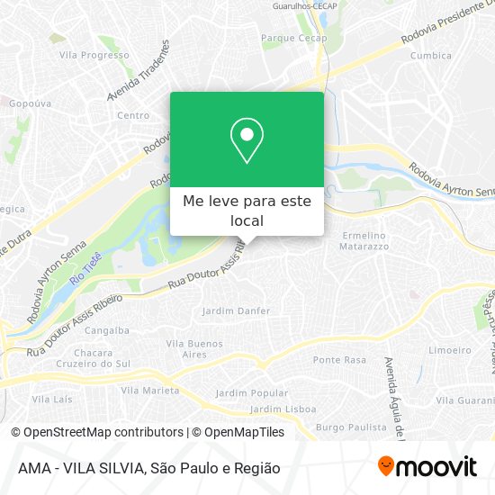 AMA - VILA SILVIA mapa