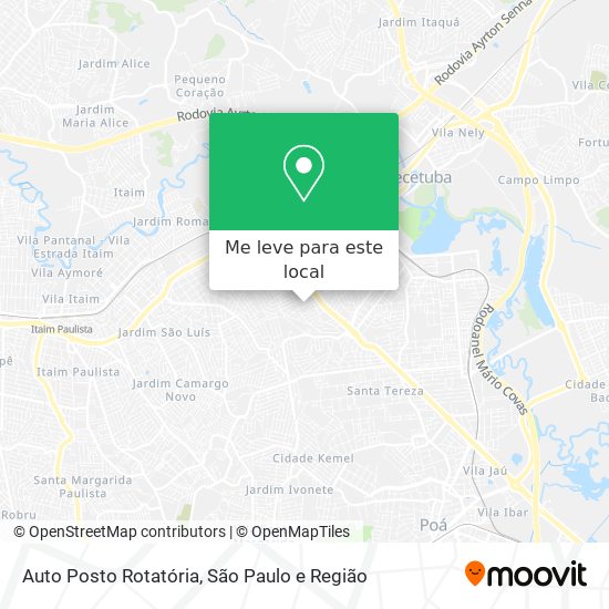 Auto Posto Rotatória mapa