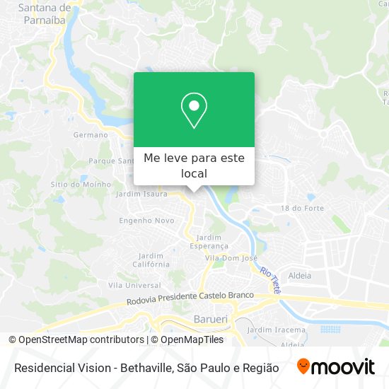 Residencial Vision - Bethaville mapa