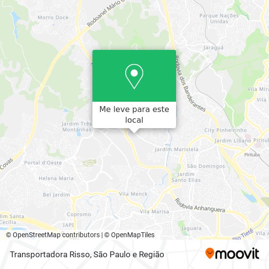 Transportadora Risso mapa