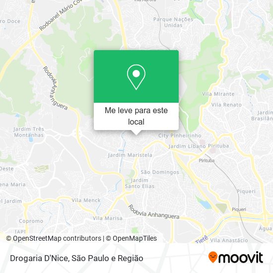 Drogaria D'Nice mapa