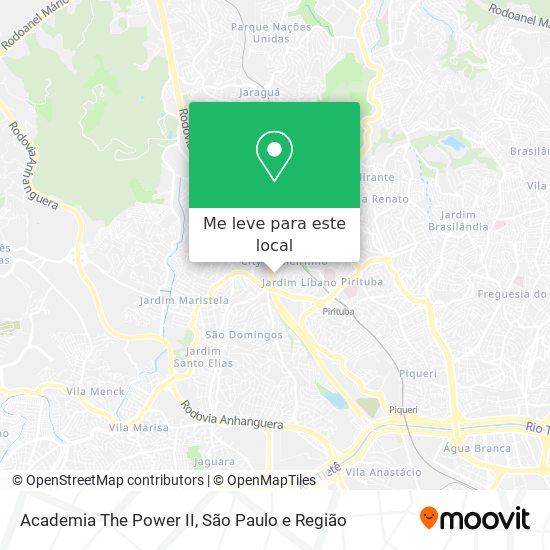 Academia The Power II mapa