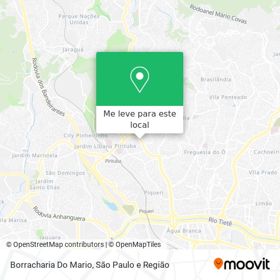 Borracharia Do Mario mapa