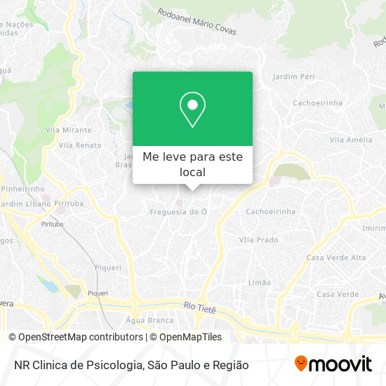 NR Clinica de Psicologia mapa