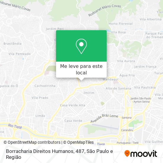Borracharia Direitos Humanos, 487 mapa