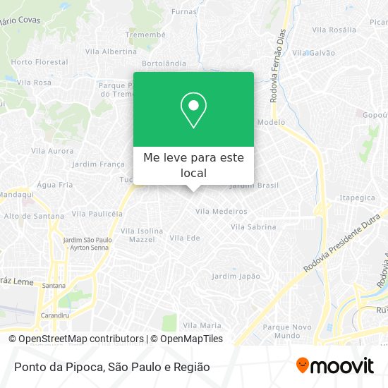 Ponto da Pipoca mapa