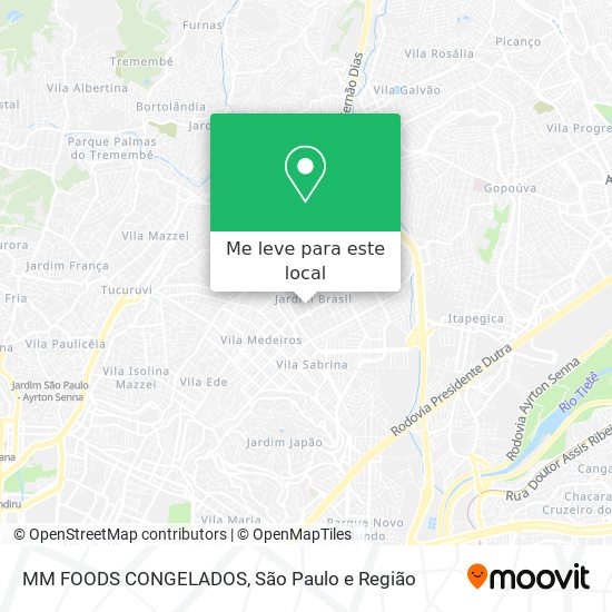 MM FOODS CONGELADOS mapa