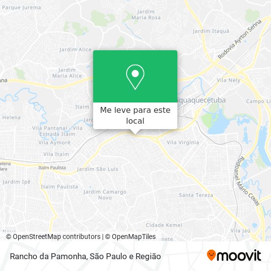 Rancho da Pamonha mapa