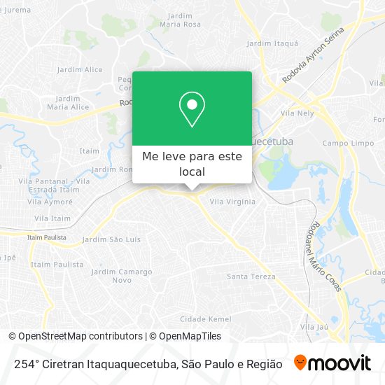 254° Ciretran Itaquaquecetuba mapa
