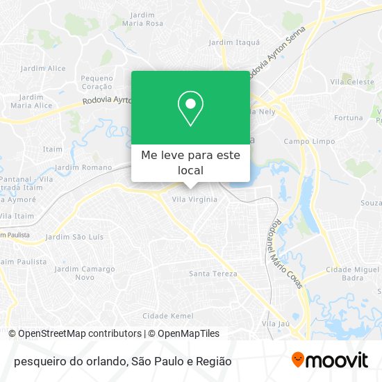 pesqueiro  do orlando mapa