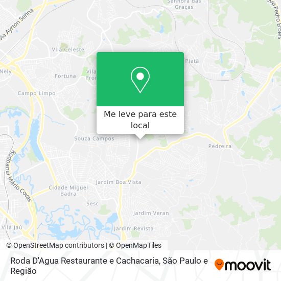 Roda D'Agua Restaurante e Cachacaria mapa