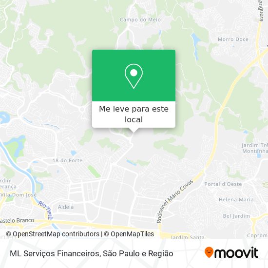 ML Serviços Financeiros mapa