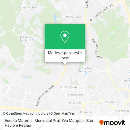 Escola Maternal Municipal Prof Zila Marques mapa