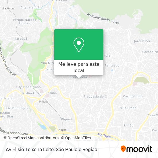 Av Elisio Teixeira Leite mapa