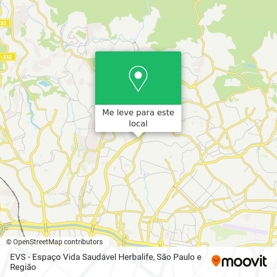 EVS - Espaço Vida Saudável Herbalife mapa