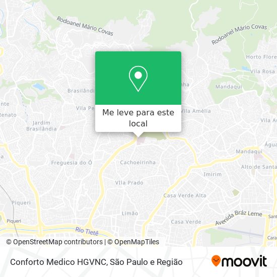 Conforto Medico HGVNC mapa