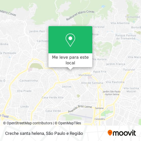 Creche santa helena mapa