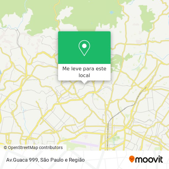 Av.Guaca 999 mapa