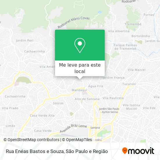 Rua Enéas Bastos e Souza mapa