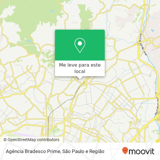 Agência Bradesco Prime mapa