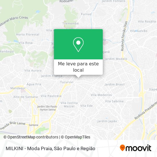 MILKINI - Moda Praia mapa