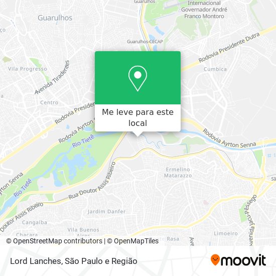 Lord Lanches mapa