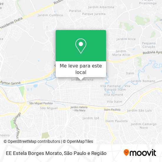 EE Estela Borges Morato mapa