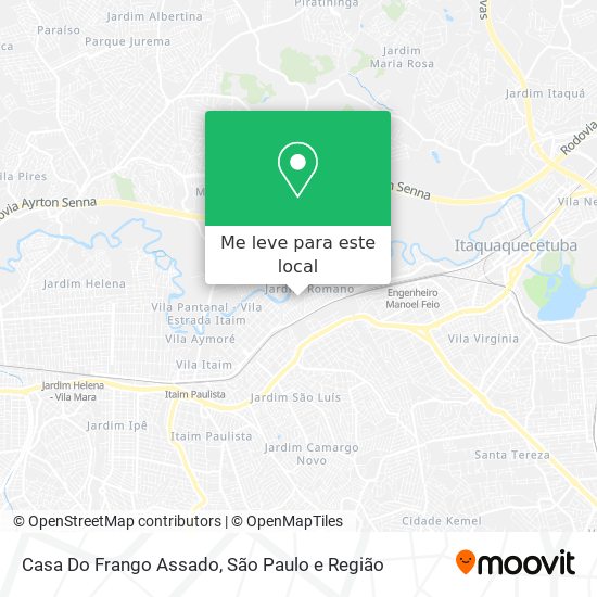 Casa Do Frango Assado mapa