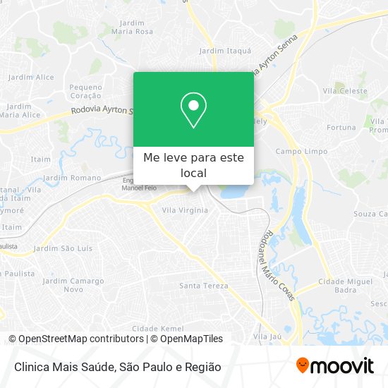 Clinica Mais Saúde mapa