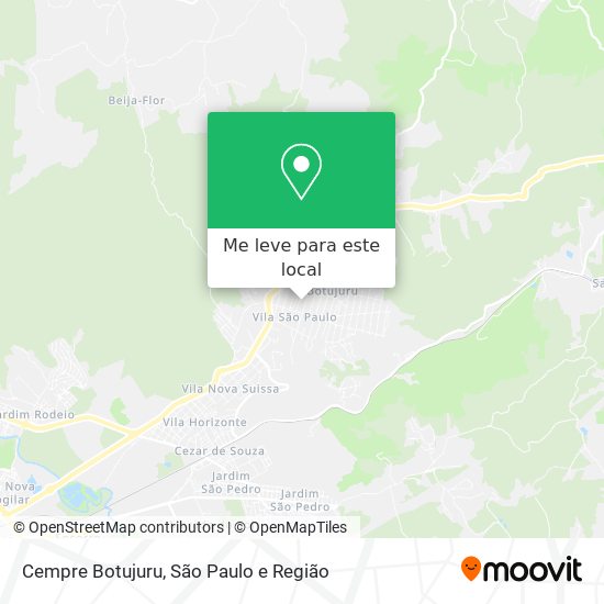 Cempre Botujuru mapa