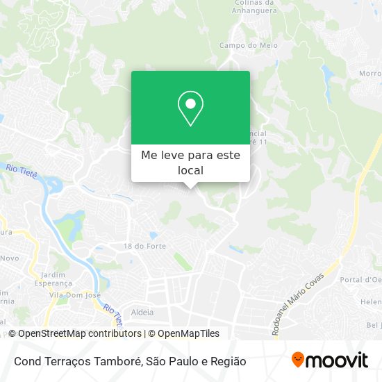 Cond Terraços Tamboré mapa