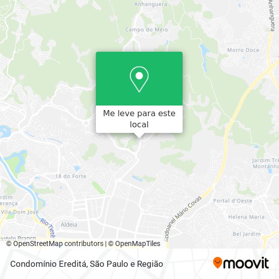 Condomínio Ereditá mapa