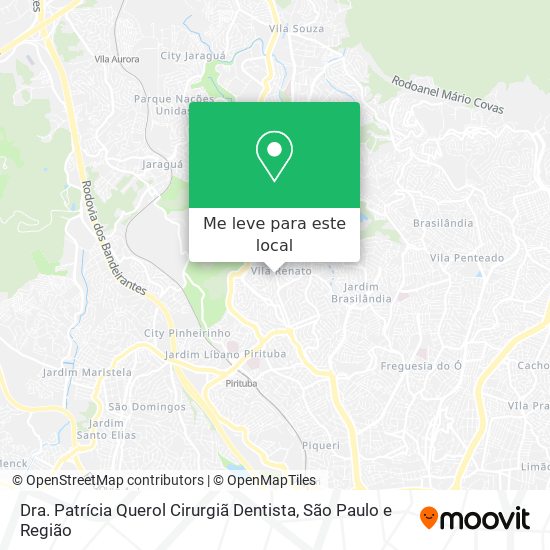 Dra. Patrícia Querol Cirurgiã Dentista mapa