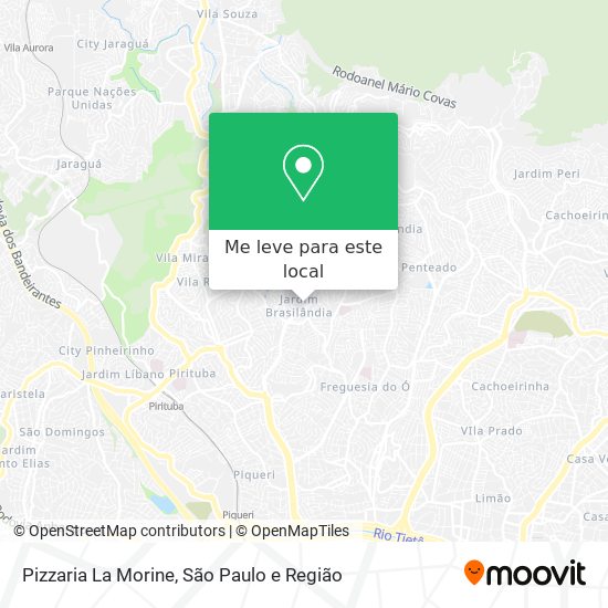Pizzaria La Morine mapa