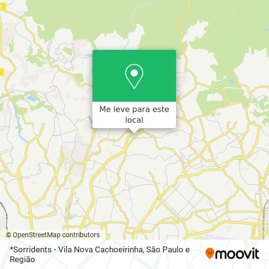 *Sorridents - Vila Nova Cachoeirinha mapa