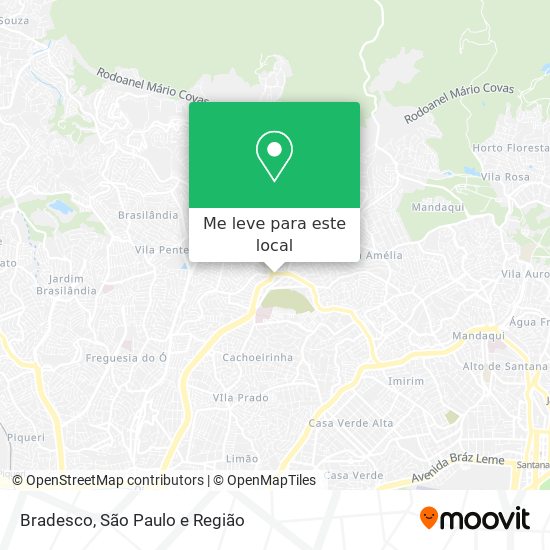 Bradesco mapa