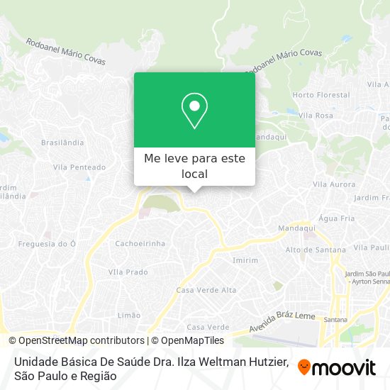 Unidade Básica De Saúde Dra. Ilza Weltman Hutzier mapa