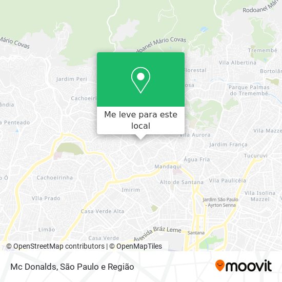 Mc Donalds mapa