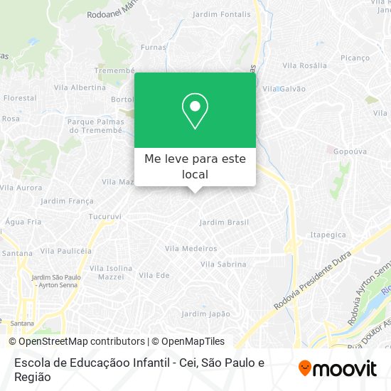 Escola de Educaçãoo Infantil - Cei mapa