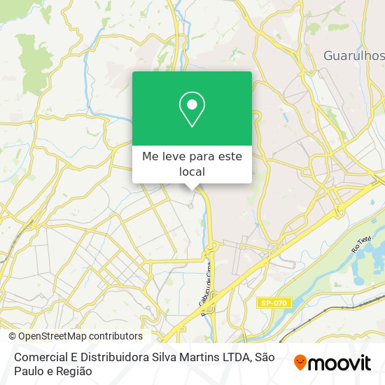 Comercial E Distribuidora Silva Martins LTDA mapa