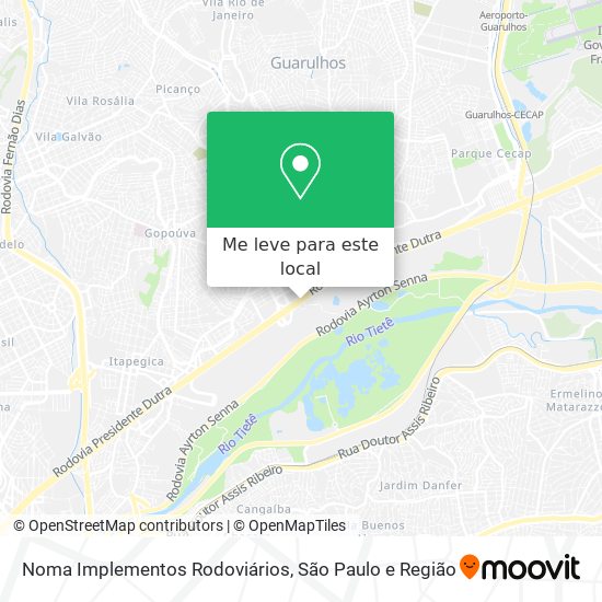 Noma Implementos Rodoviários mapa